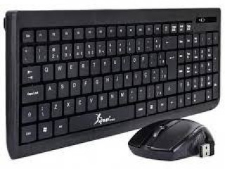 KIT TECLADO E MOUSE SEM FIO HP